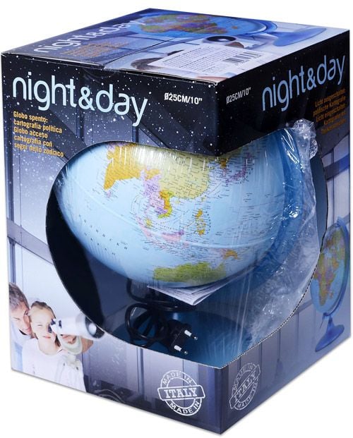 Светещ глобус Ден и Нощ