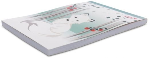 Бележник Nici Dreamy Winter - Полярна лисица, 60 листа