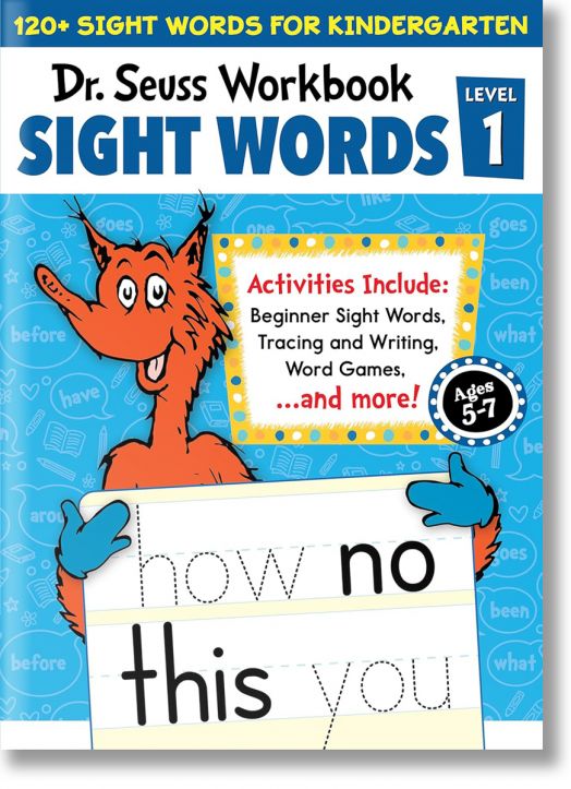 Dr. Seuss Workbook: Sight Words, Level 1
