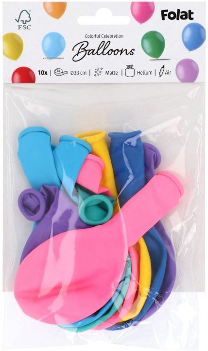 Комплект ярки балони Folat, 10 бр.