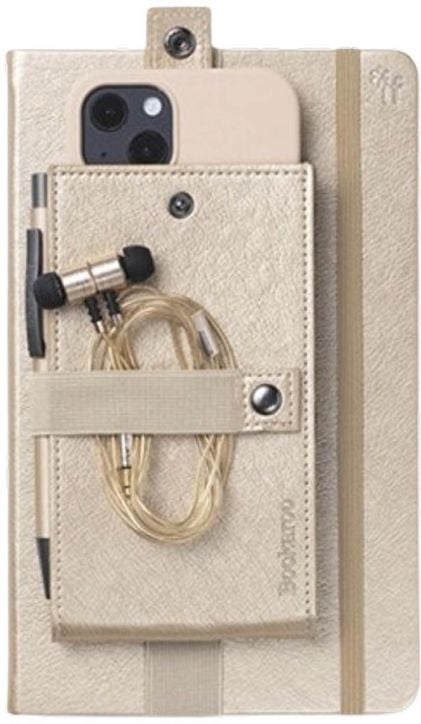 Държач за телефон Bookaroo, златист