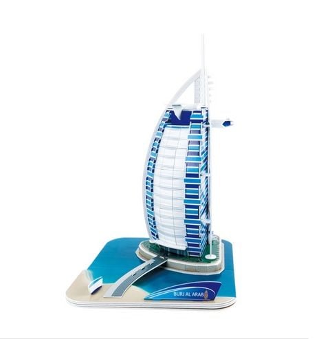 Пъзел 3D Cubic Fun - Burj Al Arab, 46 части