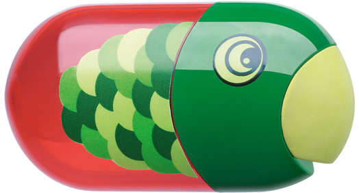 Двойна острилка Faber-Castell с резервоар и гума