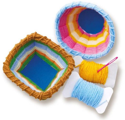 Творчески комплект 4M - Направи сам кошница от прежда