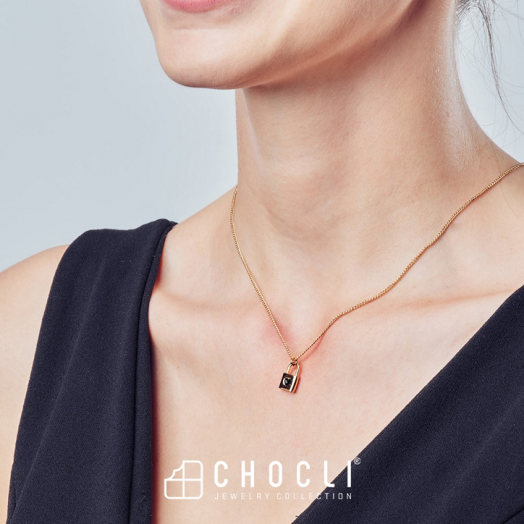 Колие с медальон Chocli - Love Lock