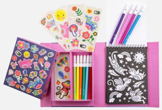 Комплект за оцветяване + стикери Tiger Tribe - Магически същества