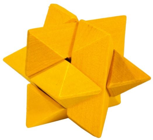 3D пъзел от бамбук - Звезда