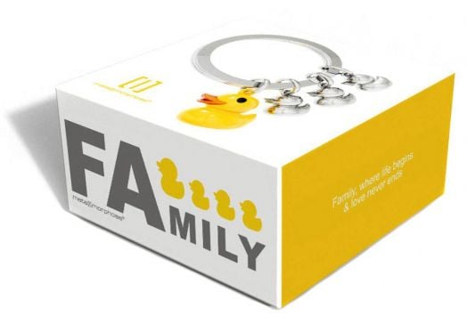 Ключодържател Metalmorphose - Duck Family