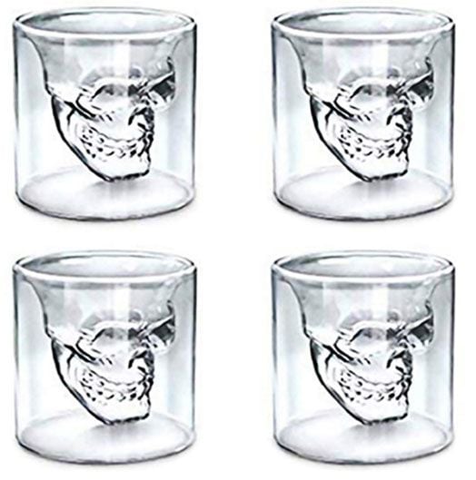 Комплект Winkee - Чаши за шотове, черепи, 25 мл.