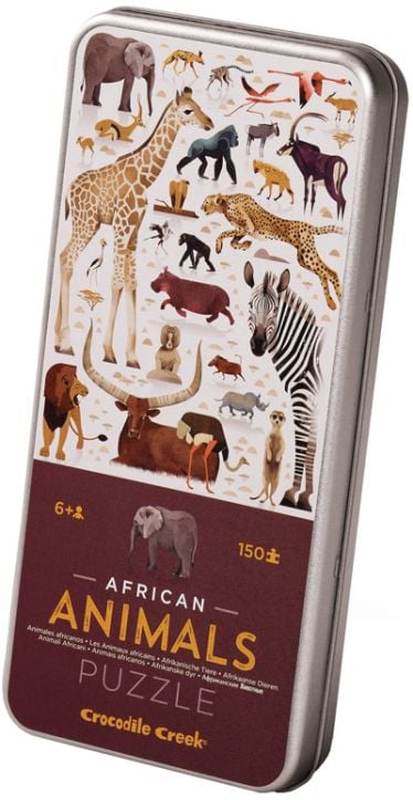 Пъзел Crocodile Creek - Африкански животни, 150 части