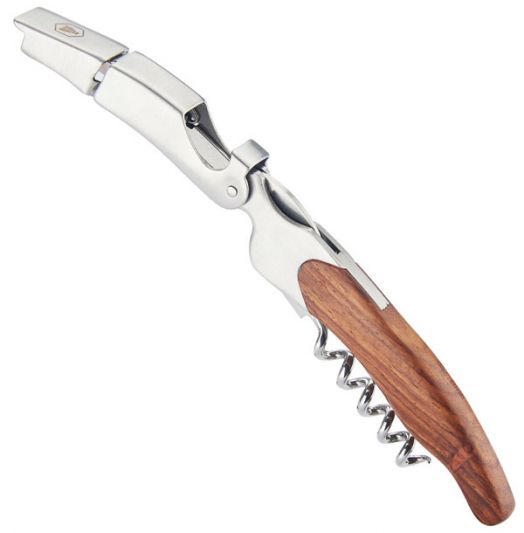 Тирбушон Laguiole с дървена поставка