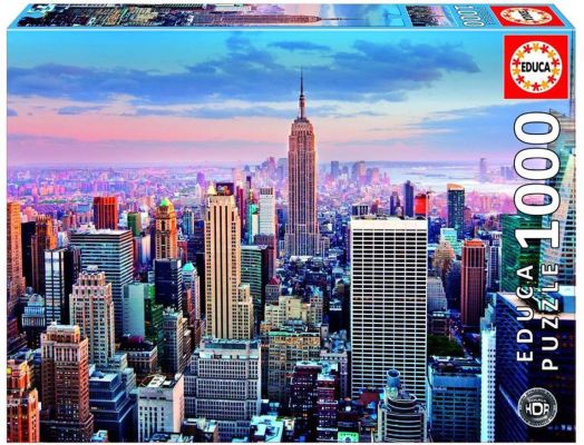Пъзел Educa: Манхатън, 1000 части