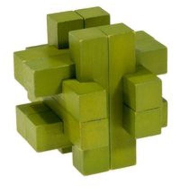 3D пъзел от бамбук - Green bar