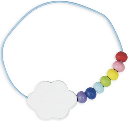 Творчески комплект Janod - Направи бижута с дървени мъниста