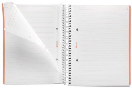 Тетрадка Miquelrius Messages Hello Sunshine А5 със спирала, 100 листа на широки редове