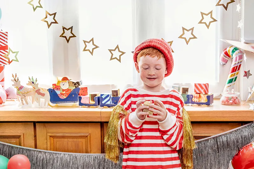 Фолиев балон PartyDeco - Шарено бастунче, 5 бр.