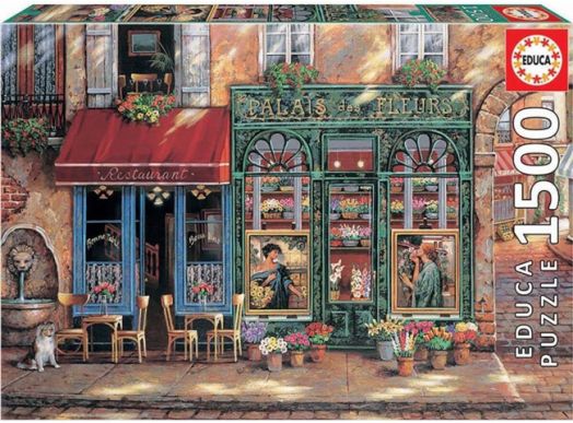 Пъзел Educa: Дворецът на цветята, 1500 части