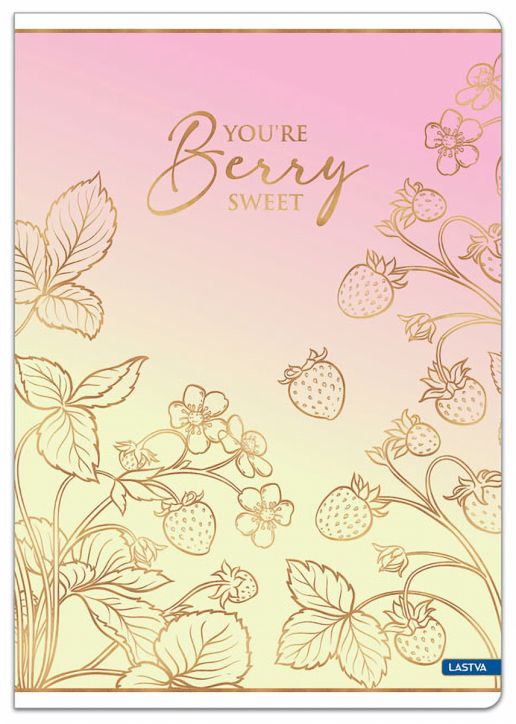 Тетрадка Lastva Berry А5, 50 листа с широки редове