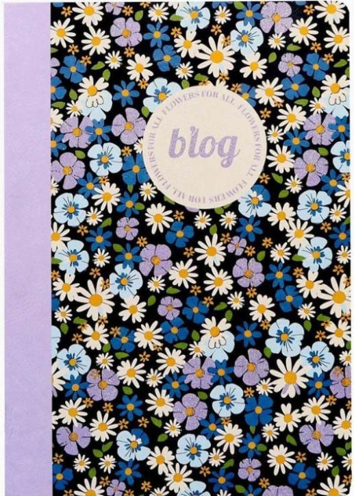 Тетрадка Ancor World Flowers А5, 48 листа с широки редове