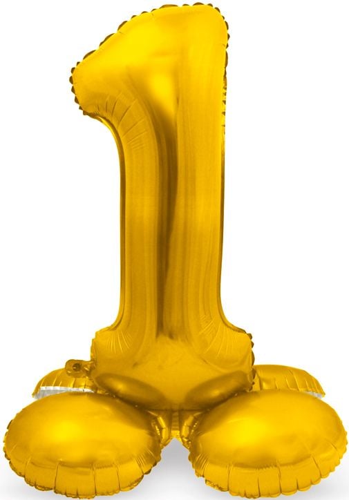 Фолиев балон Folat - Цифра 1, златен