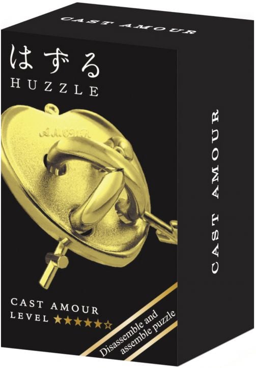3D пъзел Eureka Hanayama Cast Mini Huzzle Amour Gold