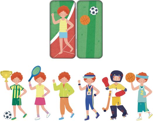 Детска магнитна игра Apli Kids - Спорт