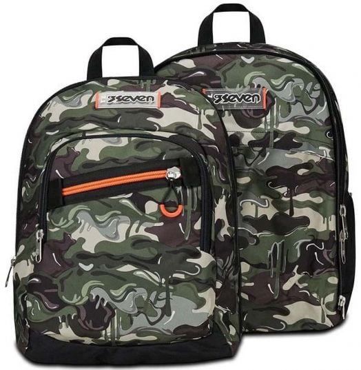 Ученическа раница Seven Advance Detach Camo с две отделения