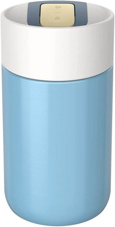 Стоманена термочаша Kambukka Olympus, 0.300 л., копринена синя