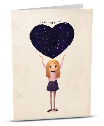 iGreet Картичка - Ти си моята вселена