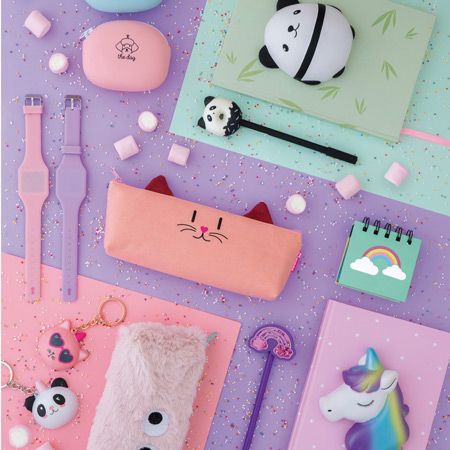 Тефтер със скуиши фигурка Miquelrius Back2Fun - Панда