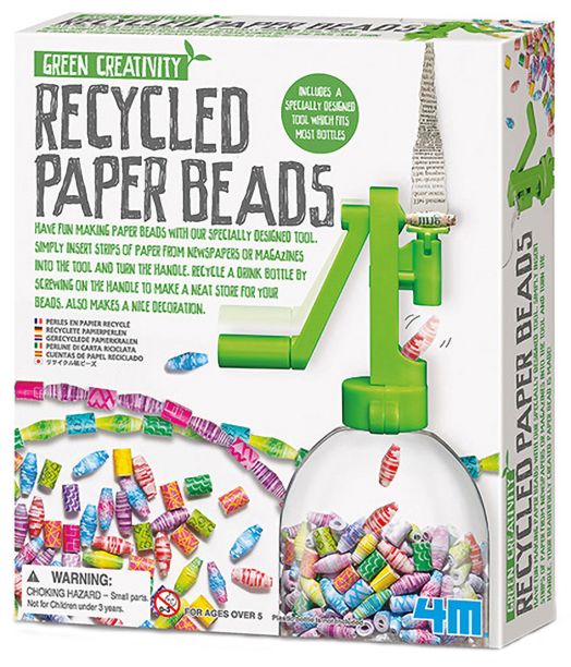 Комплект 4M Зелена наука - Мъниста от хартия