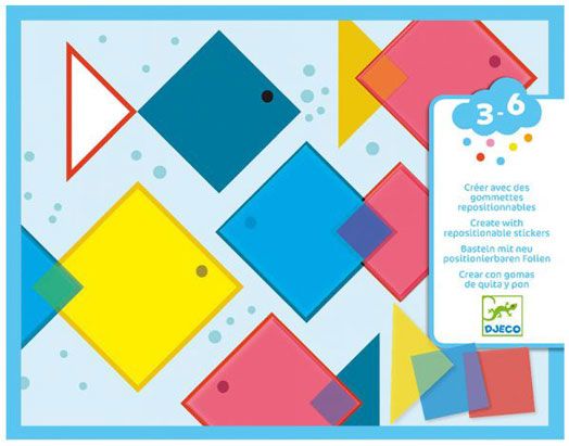 Колажи за най-малките Djeco - Магически квадрати