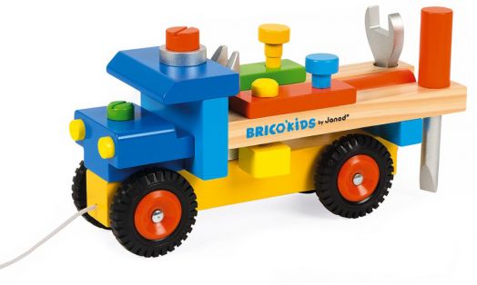 Дървена играчка Janod - Сглоби си сам камионче