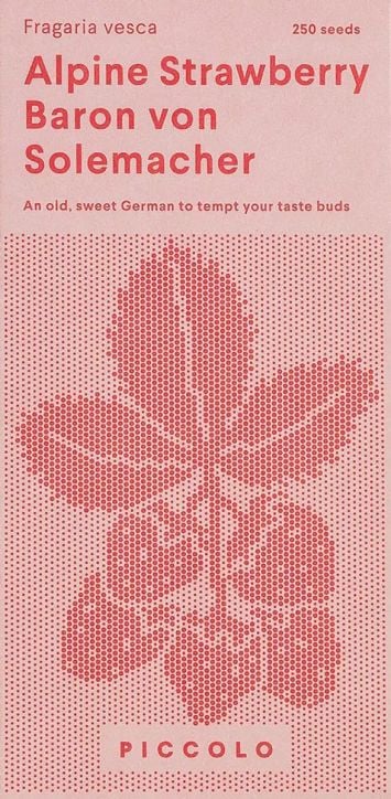 Семена за алпийска ягода Baron von Solemacher Piccolo