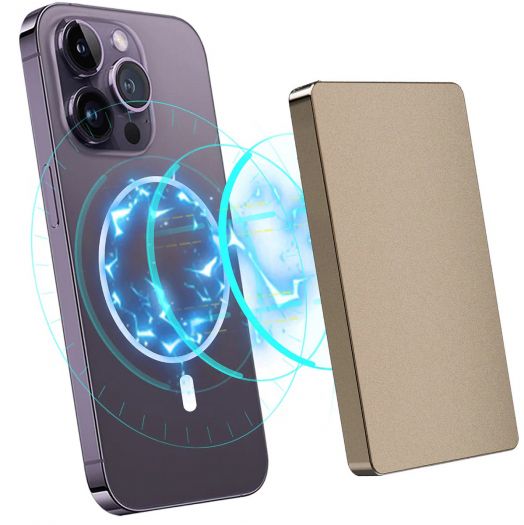 Алуминиев картодържател Valenta MagSafe Titanium Natural