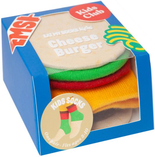 Детски чорапи Eat My Socks - Cheeseburger