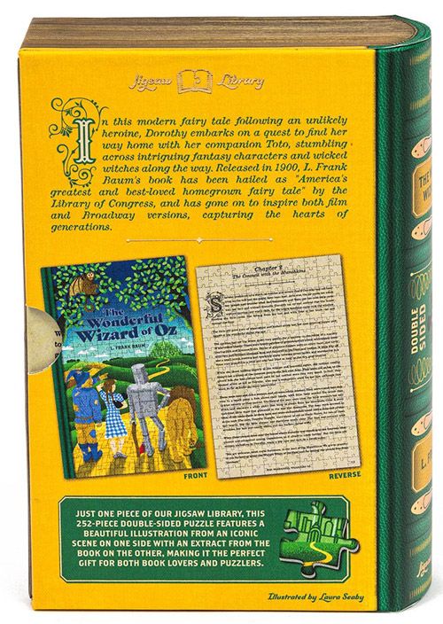 Двустранен пъзел Professor Puzzle: Невероятният Магьосник от Оз, 252 части