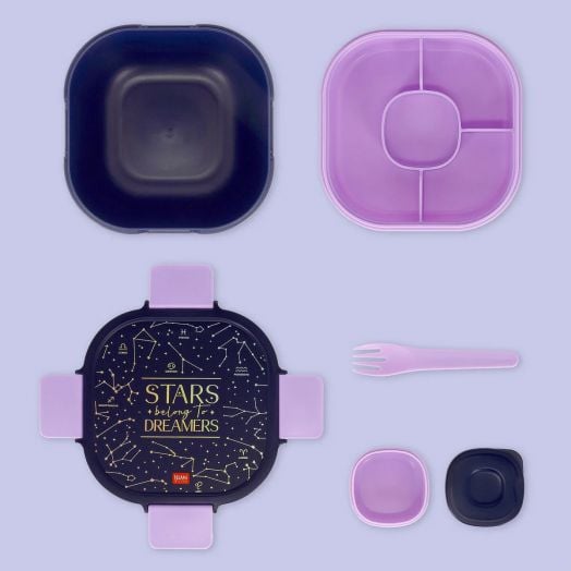 Кутия за храна Legami - Stars, 1,7 л.