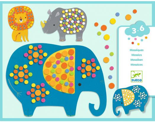 Детска мозайка Djeco: Soft Jungle