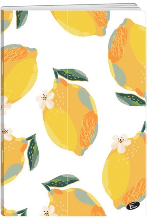 Тетрадка Elisa Fruits А4, 60 листа - широки редове