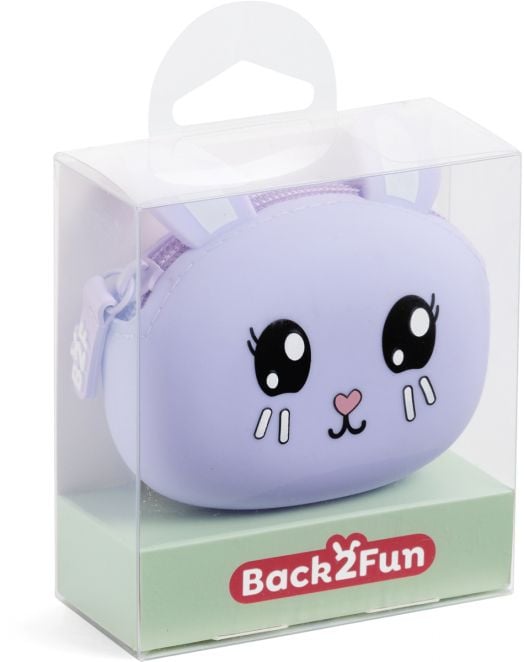 Силиконово портмоне за монети Miquelrius Back2Fun - Зайче