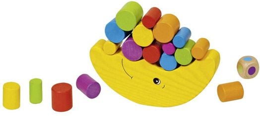 Дървена балансна игра Goki - Луна