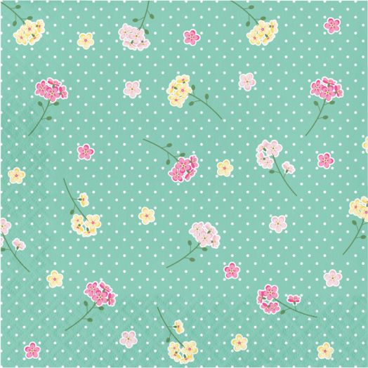 Салфетки Creative Party - Цветно чаено парти, 16 бр.