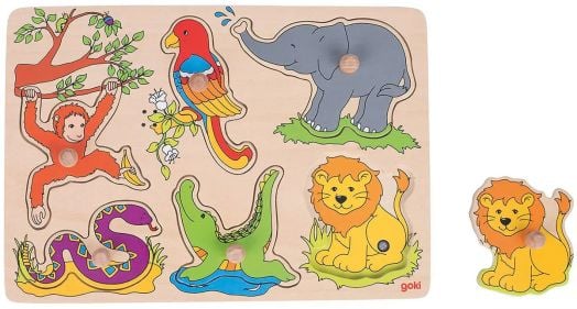 Музикален пъзел Goki - Зоопарк