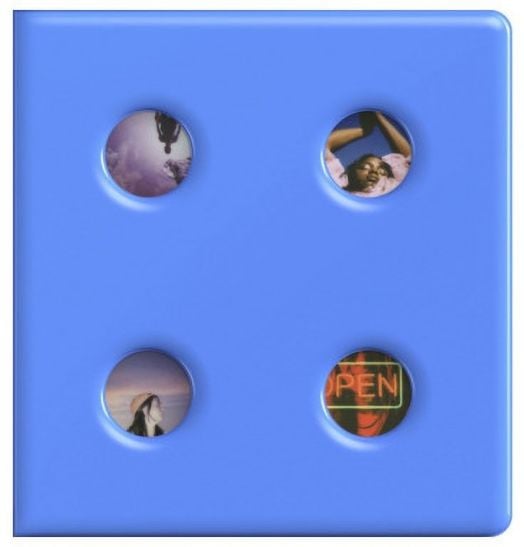 Фотоалбум Polaroid Go Large Puffy за 160 снимки, син