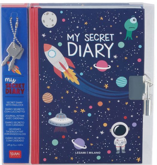 Таен дневник с ключ Legami - Space