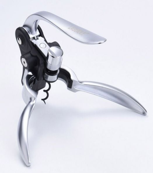 Тирбушон Laguiole с дървена стойка