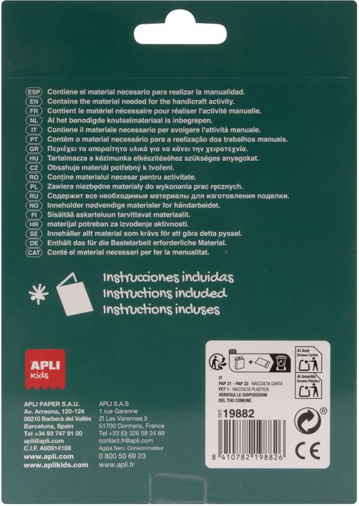 Творчески комплект Apli Kids - Направи сам 3D ключодържател