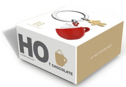 Ключодържател Metalmorphose - Chocolate Milk Cup With Gingerbread