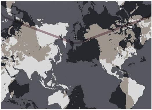 Папка Miquelrius World Map формат А4 и затваряне с копче